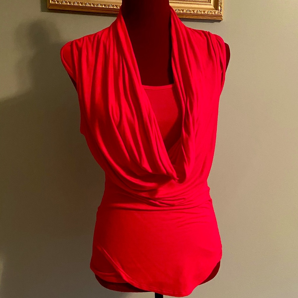 Nic & Jess Fitted Tank Top with overlay